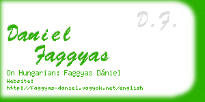 daniel faggyas business card